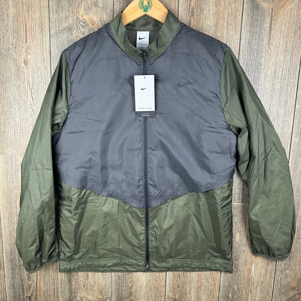 Nike Golf Therma-FIT ADV Repel Down Fill Jacket Olive Grey FQ0443-325 Mens M NEW